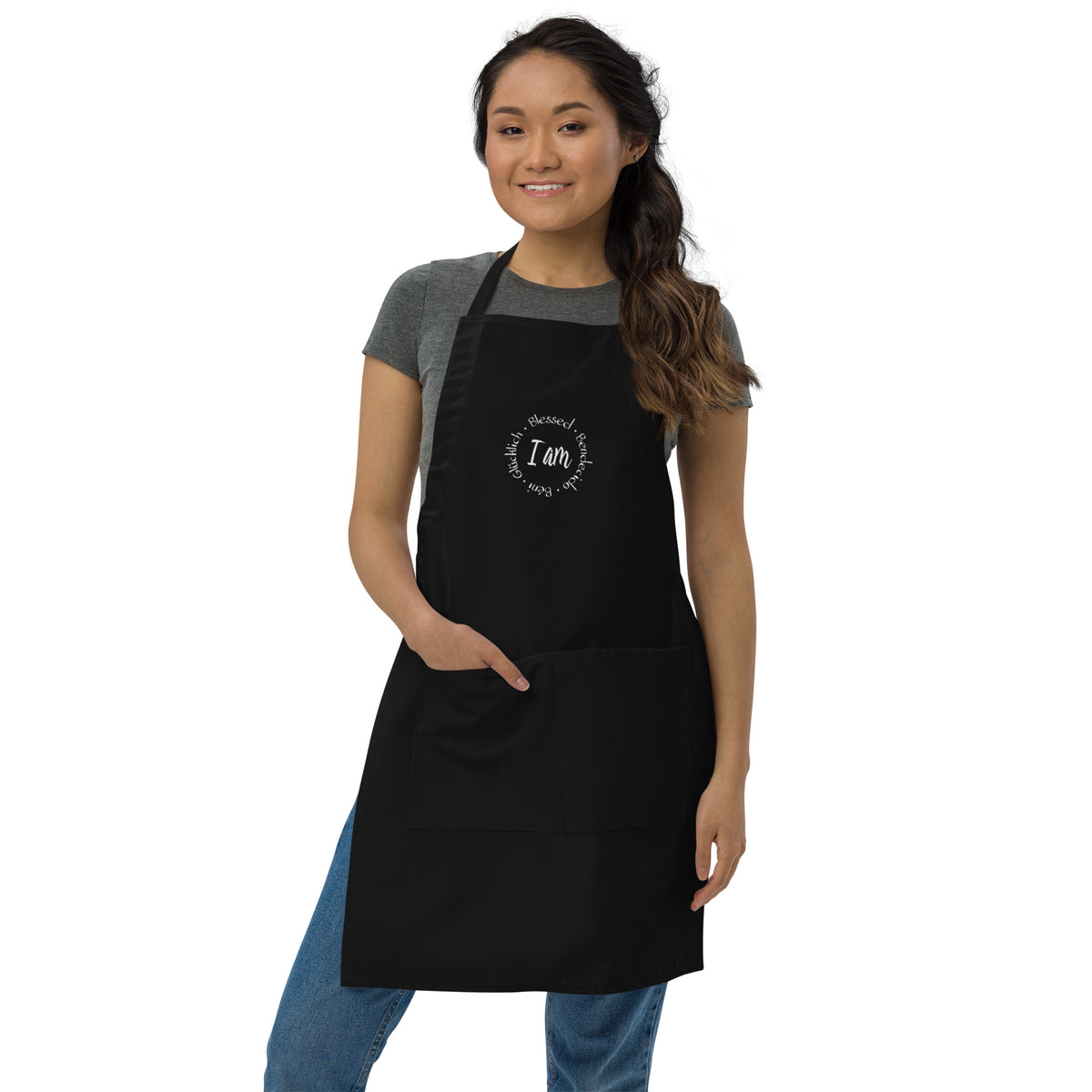 I Am Blessed Embroidered Apron