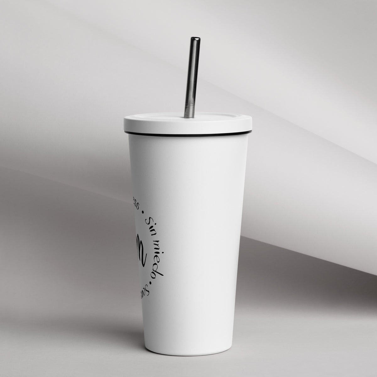 I Am Fearless Insulated Tumbler With A Straw