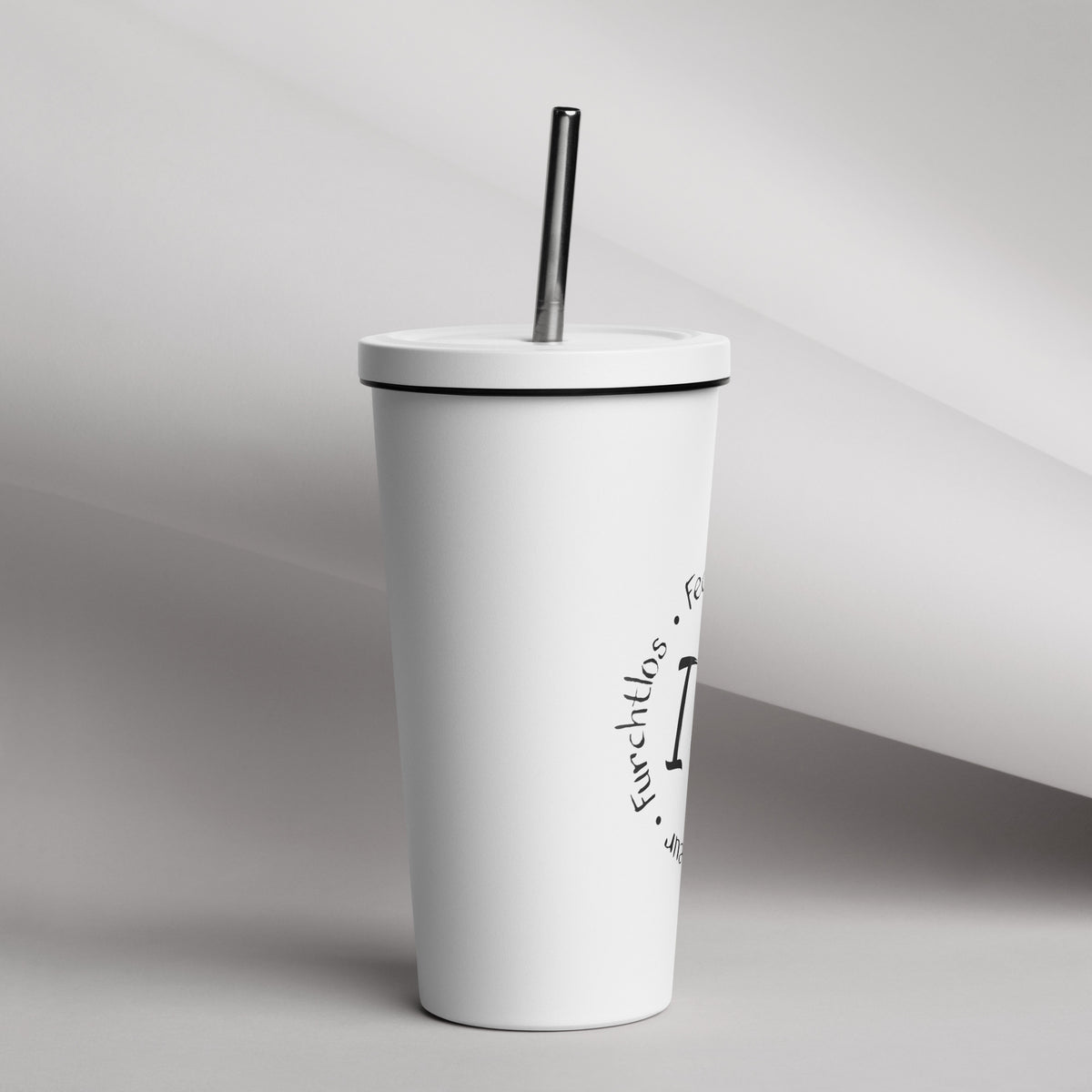 I Am Fearless Insulated Tumbler With A Straw