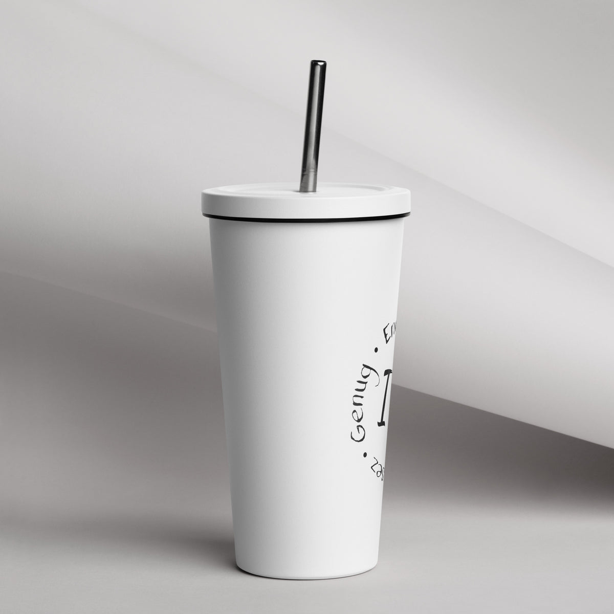 I Am Enough Insulated Tumbler With A Straw