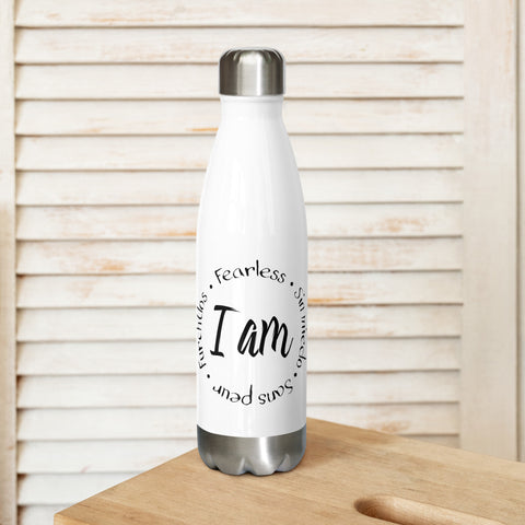 I Am Fearless Stainless Steel Water Bottle