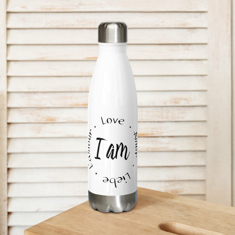 I Am Love Stainless Steel Water Bottle