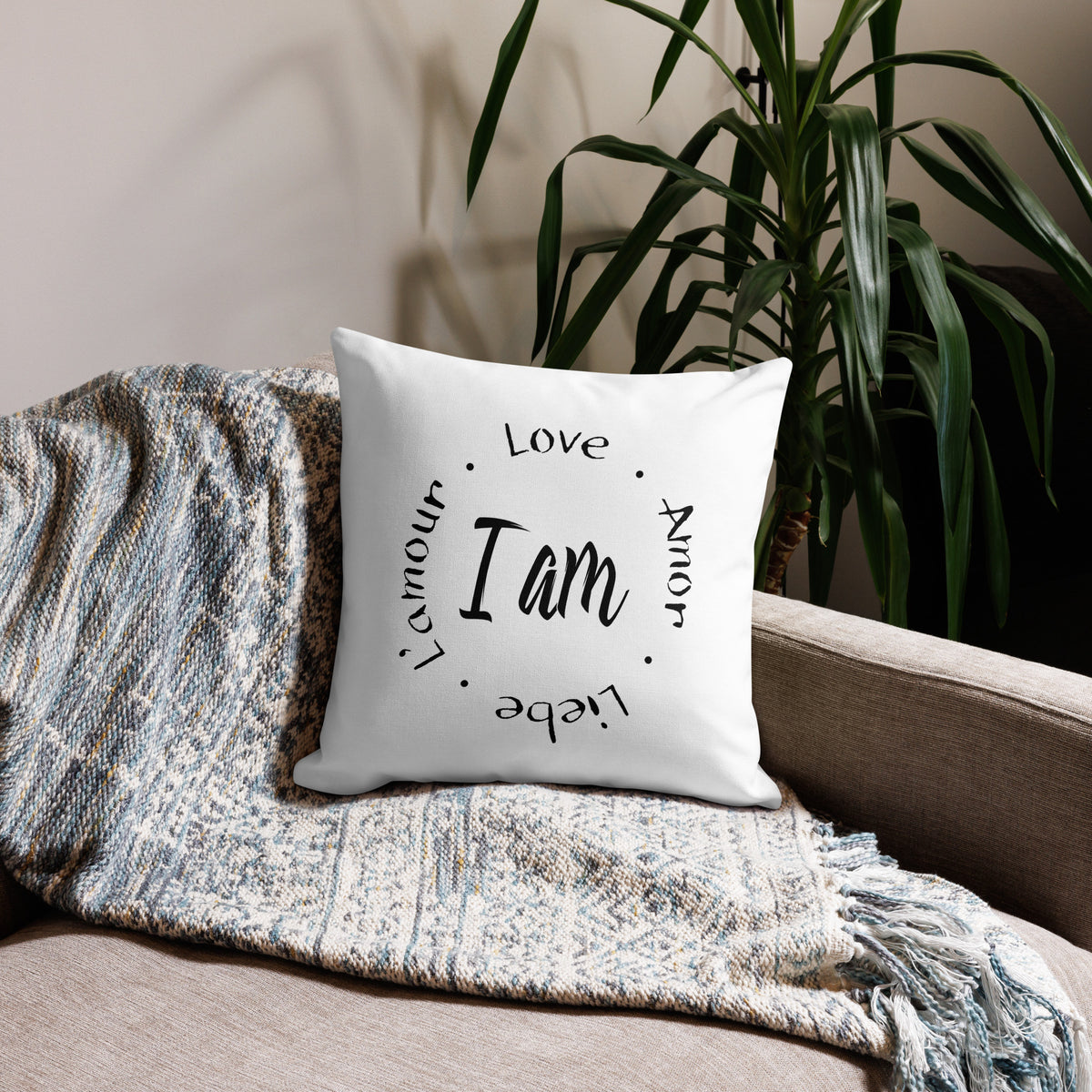 I Am Love Premium Pillow