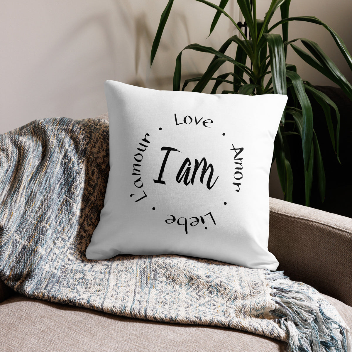 I Am Love Premium Pillow