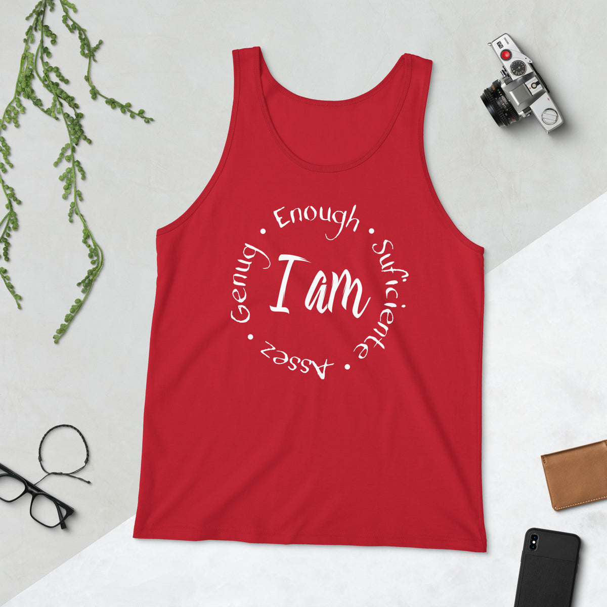 I Am Enough Unisex Tank Top