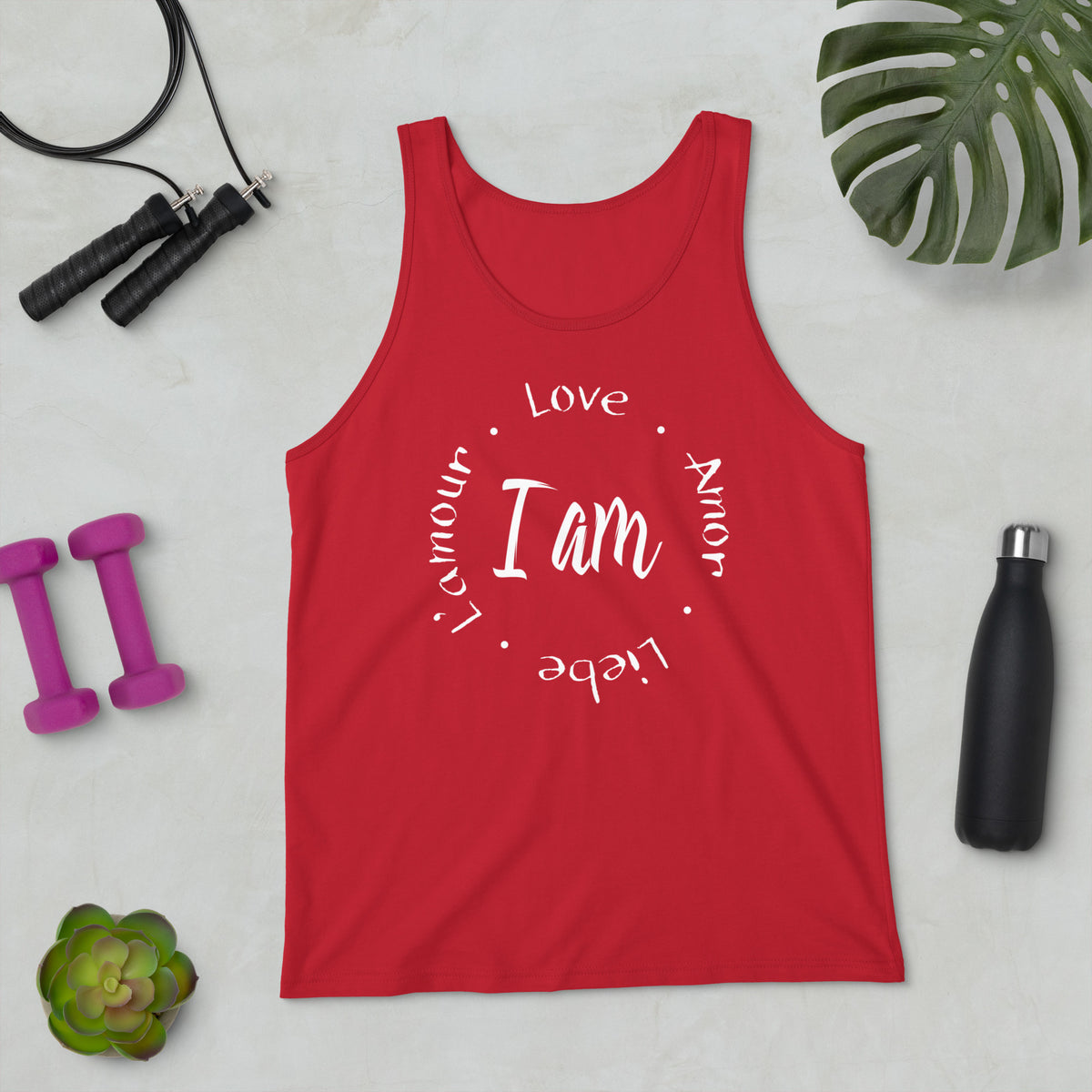 I Am Love Unisex Tank Top