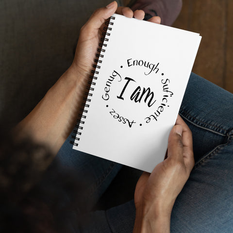 I Am Enough Spiral Notebook