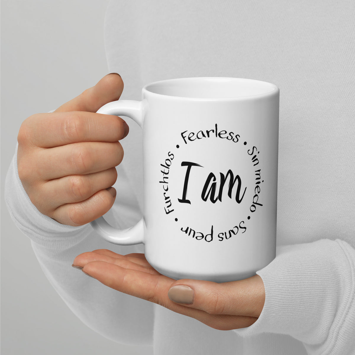 I Am Fearless Glossy Mug