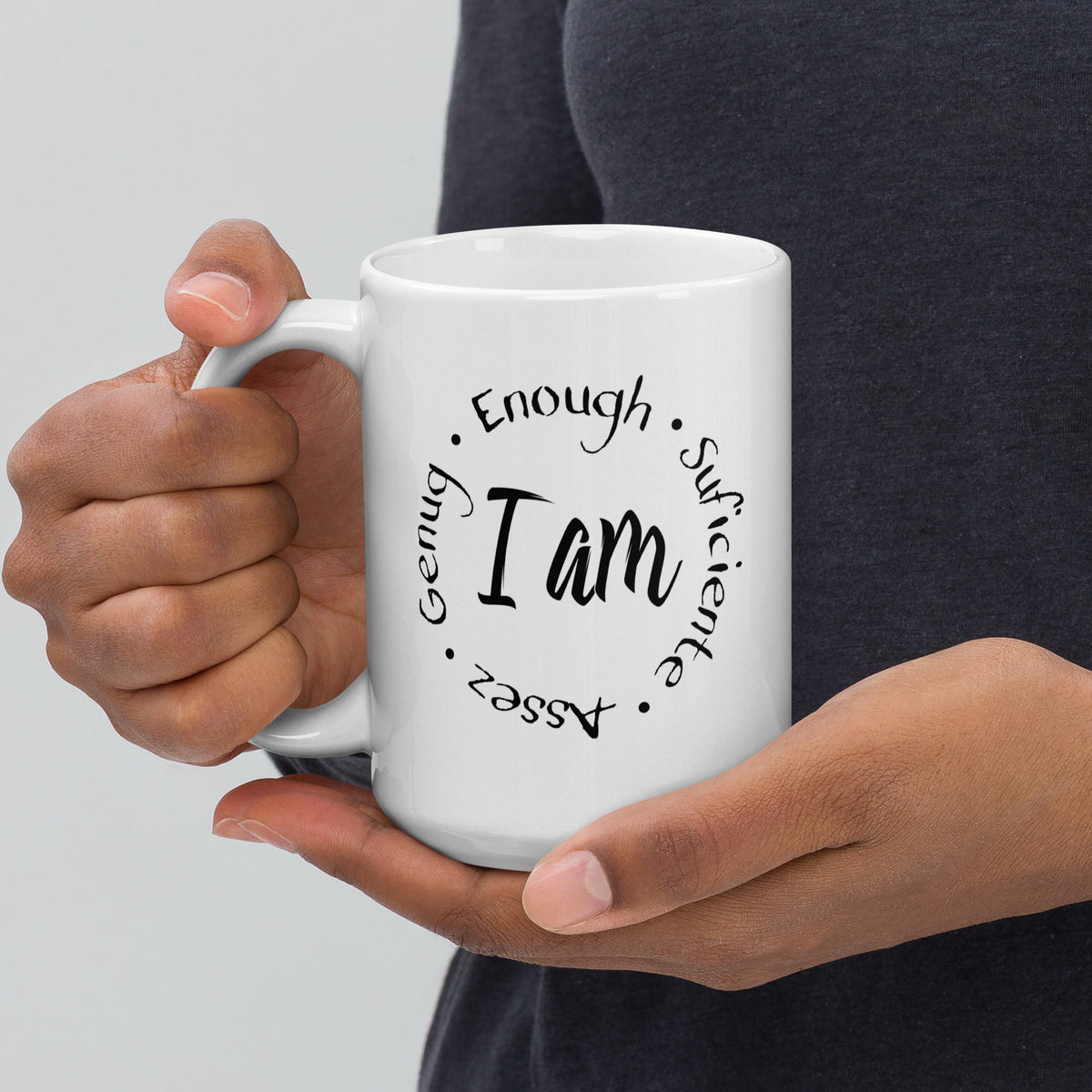 I Am Enough Glossy Mug