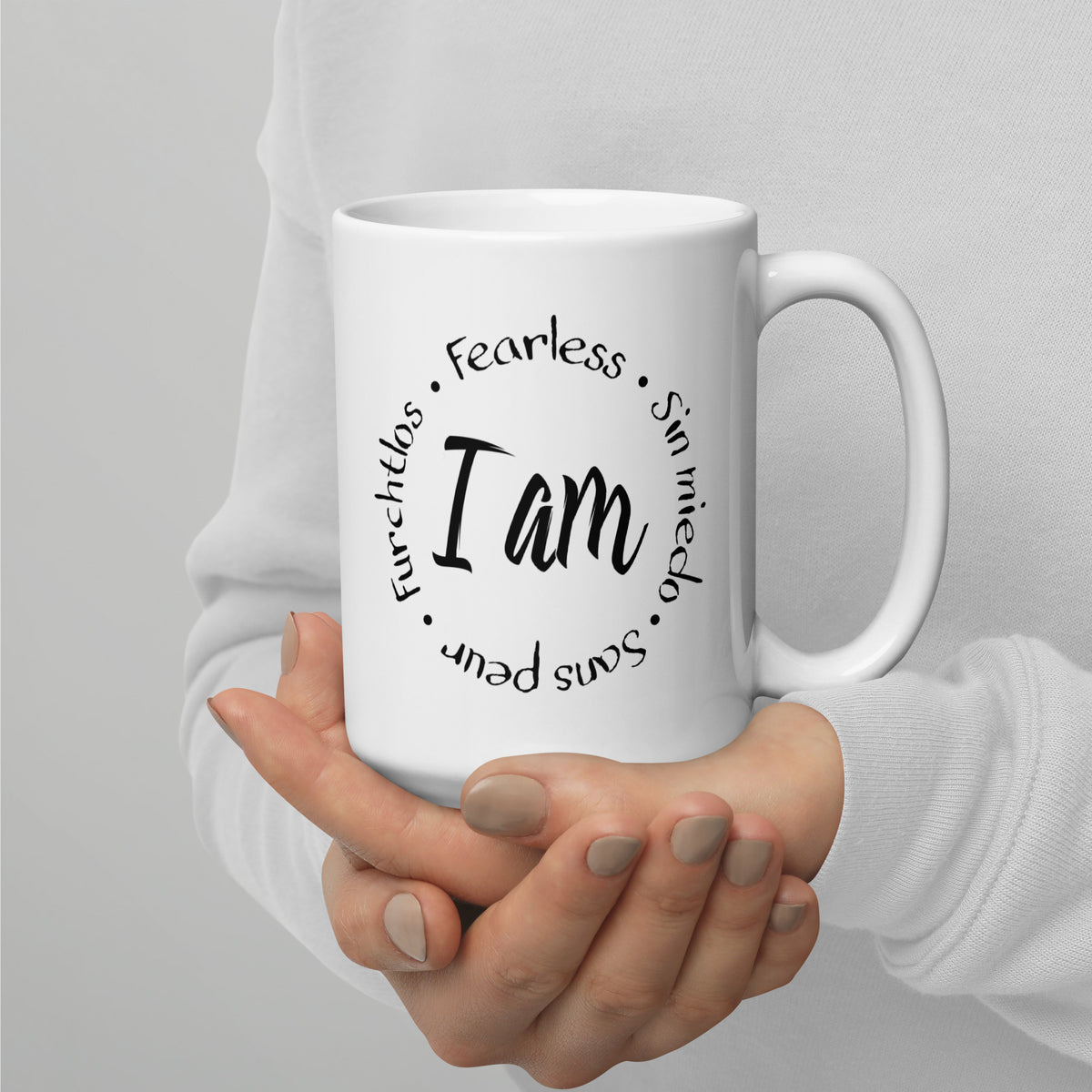 I Am Fearless Glossy Mug